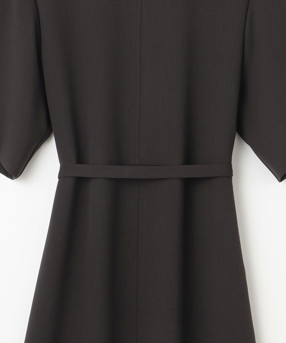 23区 【撥水加工/洗える】キューティクルストレッチツイル イレギュラーヘム ワンピース 