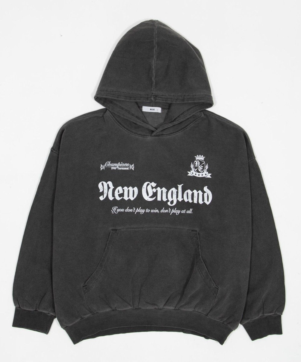 WEGO 【ユニセックス着用ITEM】グラフィックバルーンクロップドプルパーカー 