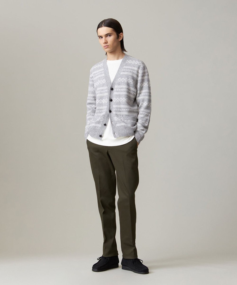 J.PRESS MEN 【Cash Lamb’s Wool】フェアアイルカーディガンニット 