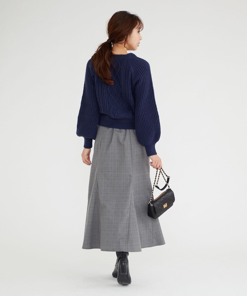 Feroux 【古畑星夏さん着用・洗える】サイドリブマーメイド スカート 