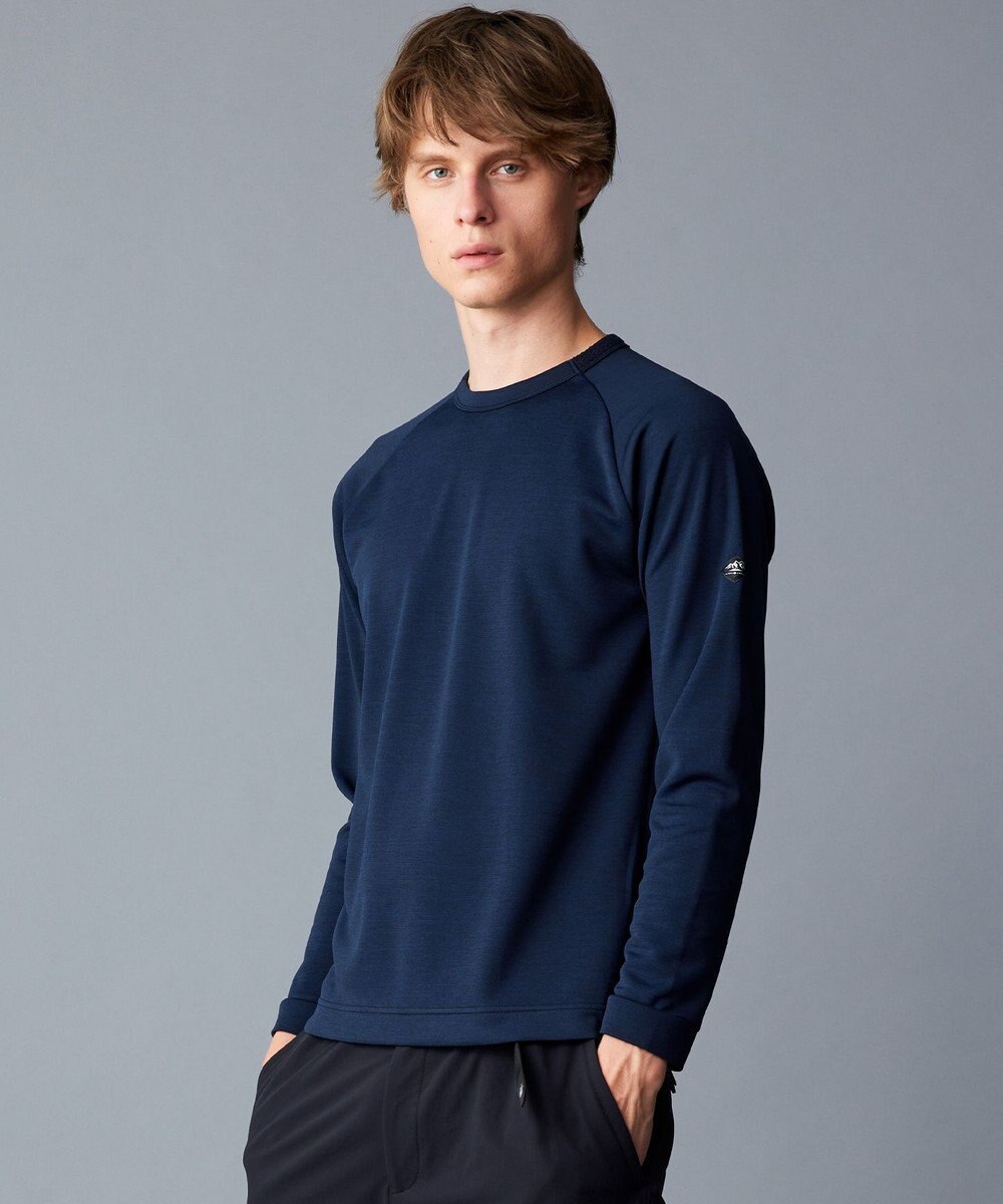 JOSEPH ABBOUD MOUNTAIN 【ソフト/吸水速乾】メランジバックメッシュ Tシャツ 