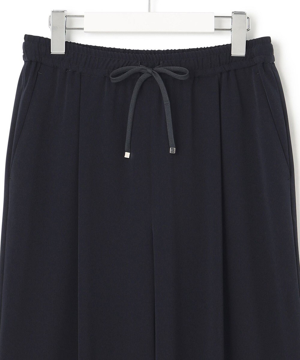 23区 L 【WEB限定/洗える】2WAYストレッチツイル ワイドパンツ 