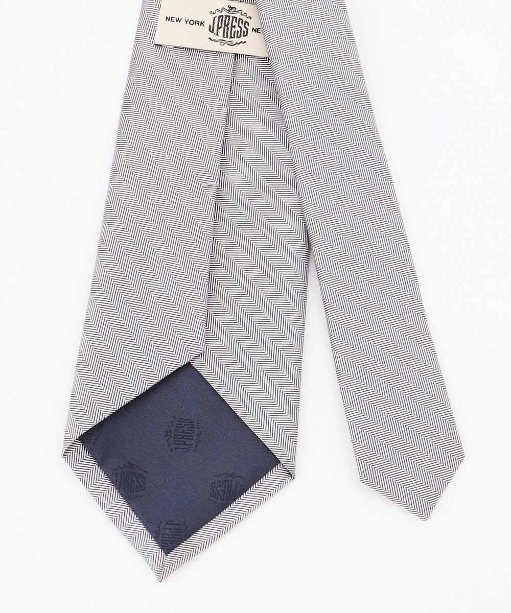 J.PRESS MEN 【FOMARL COLLECTION】シャドーヘリンボーン フォーマルネクタイ 