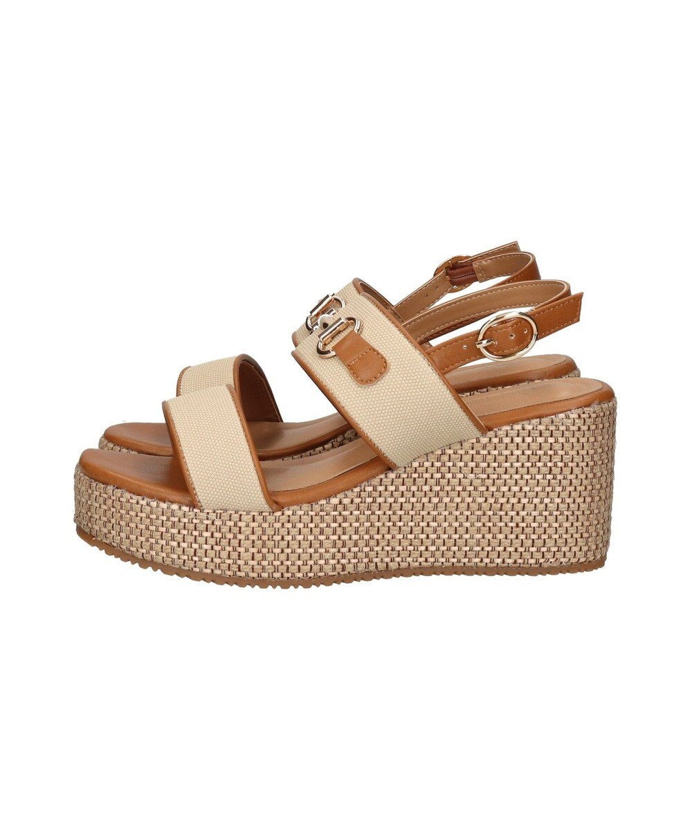 Bridget Birkin 【PARADIS COULEUR】厚底ビットナチュラルウエッジサンダル 
