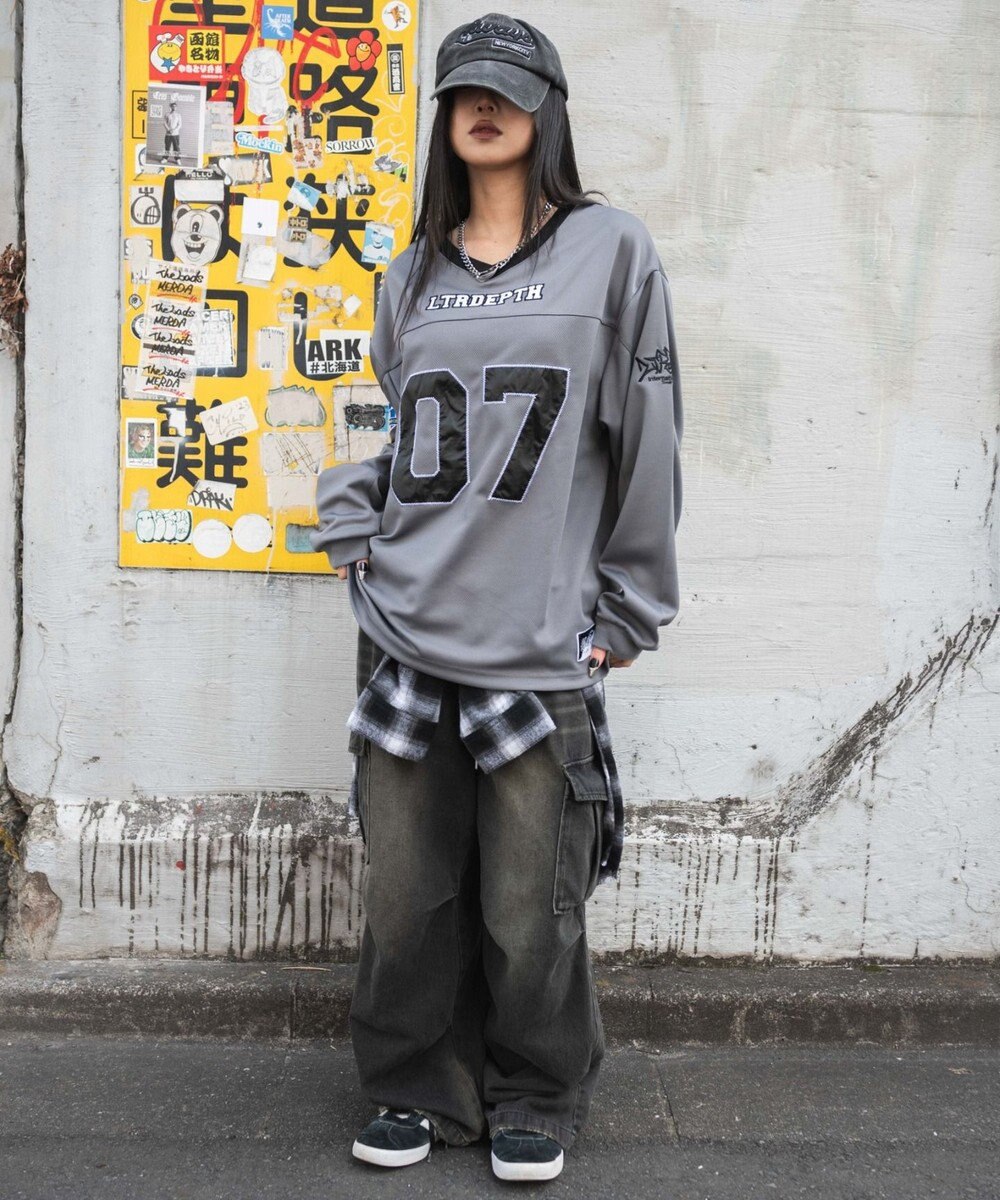 WEGO 【ユニセックス着用ITEM】ナンバリングホッケーT（LS） 