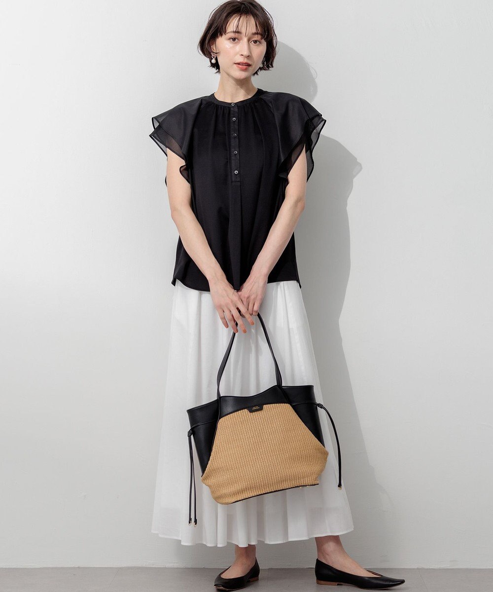 23区 ペーパーライクコンビ トートバッグ (M) 