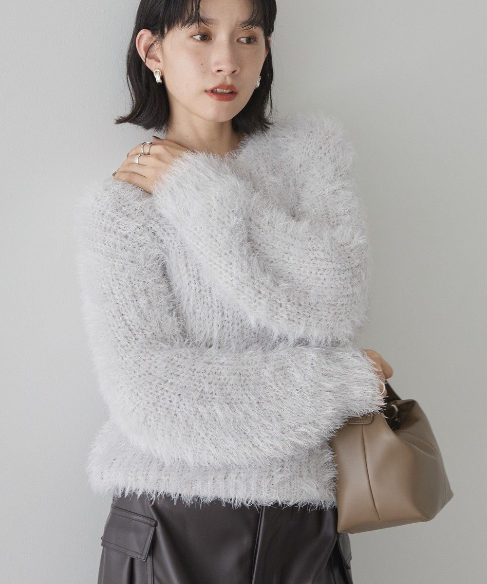 AMERICAN HOLIC シャギーニットプルオーバー 