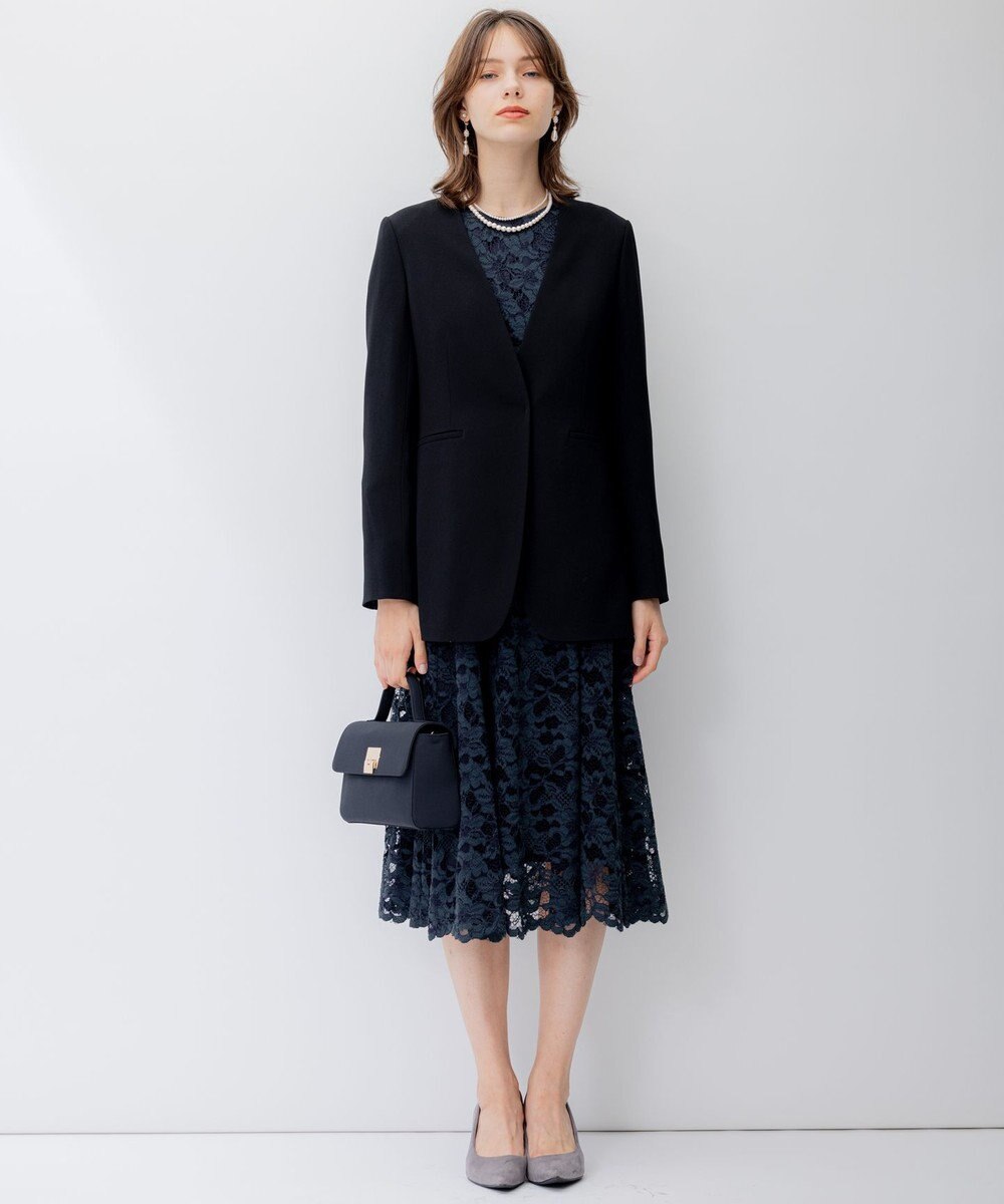 23区 【APPLAUDIR】ラッセルフラワーレース ドレス 