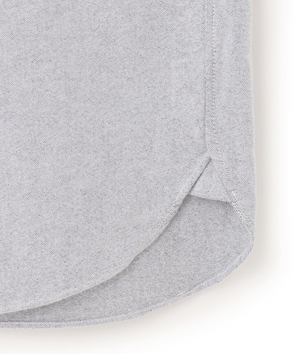 J.PRESS YORK STREET 【UNISEX】起毛オックスフォードシャツ/バンドカラー 