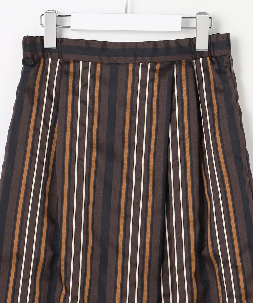 自由区 マルチストライプジャカード スカート 
