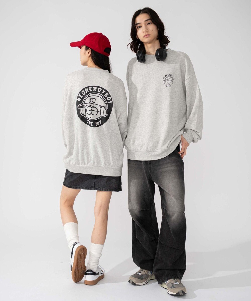 WEGO 【2025年秋冬新作/SMLXLサイズ展開/ユニセックス着用ITEM】アソートグラフィックプルオーバー 