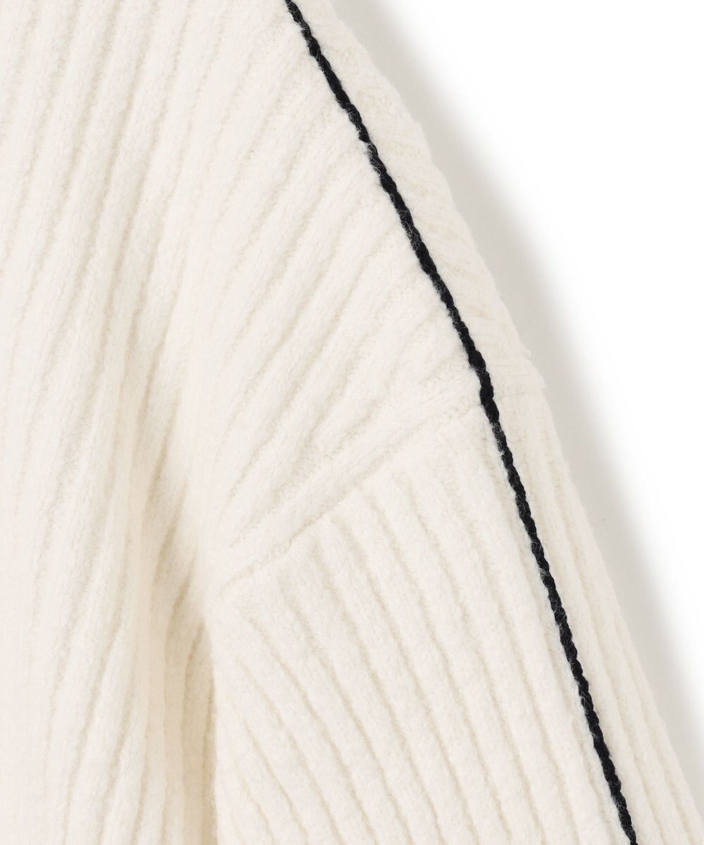 BEIGE， 【洗える】BERTAINA /  配色リンキングタートルネックニット 