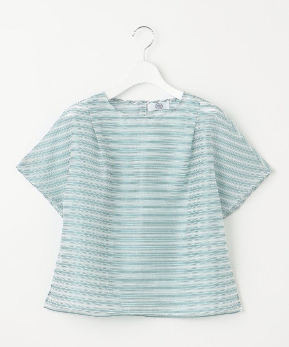 J.PRESS LADIES L シアーボーダーツイン カットソー 