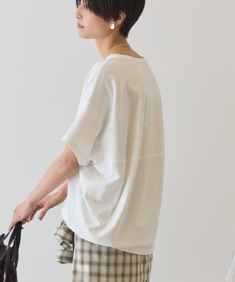 AMERICAN HOLIC 半袖コクーンカットプルオーバー 