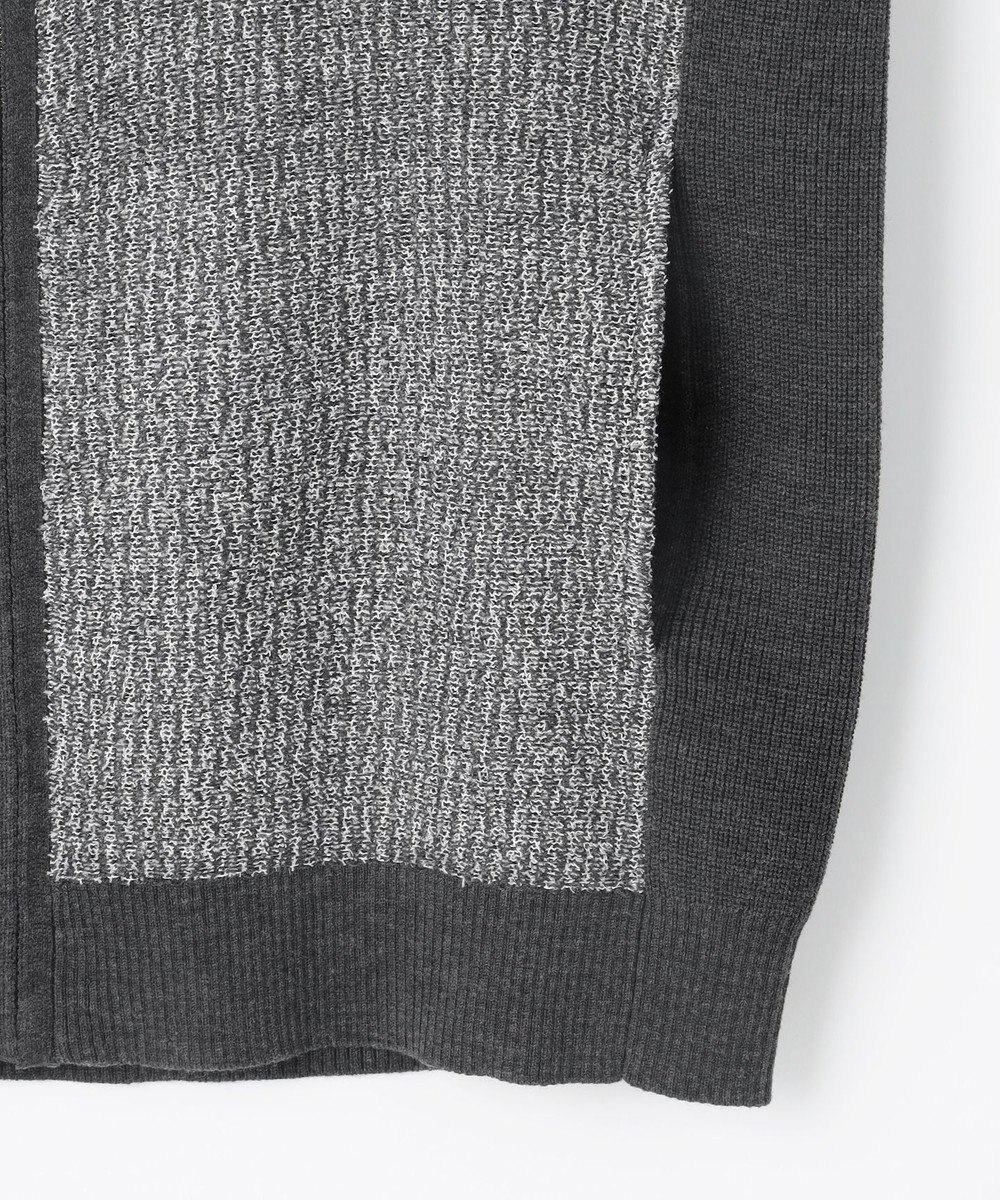 JOSEPH ABBOUD 【軽量/イージーケア】 KARL KARLジップ ニット ブルゾン 