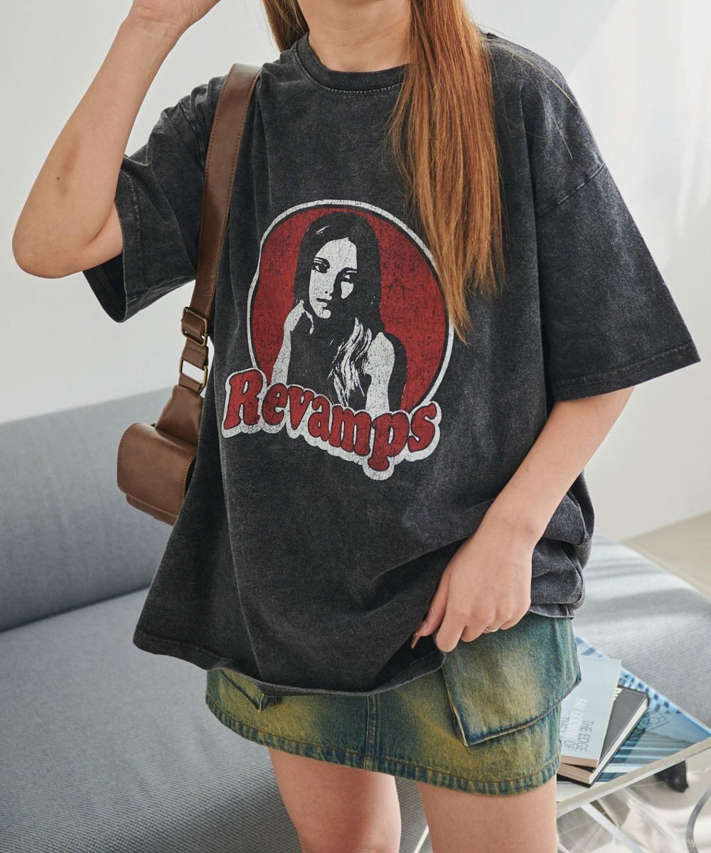 WEGO ヴィンテージウォッシュグラフィックBIGT 