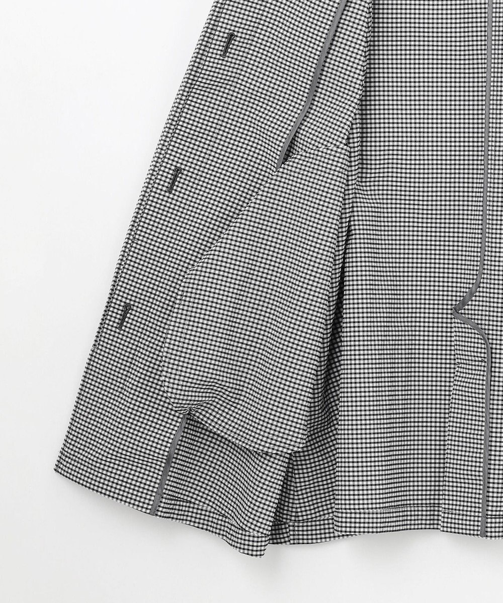 J.PRESS LADIES L 【洗える】Lightストレッチギンガム シングル トレンチコート 