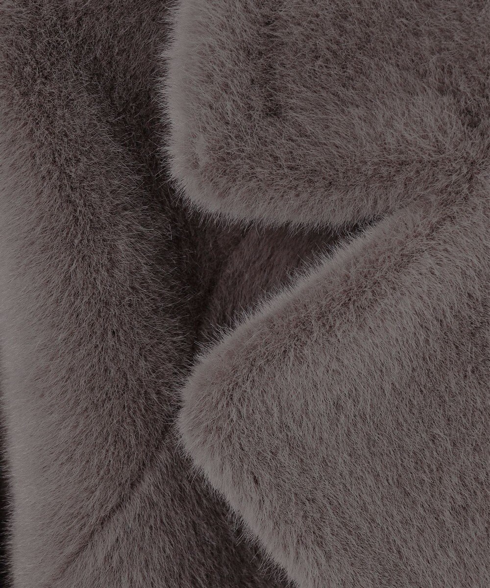 自由区 エコミンクショート コート 