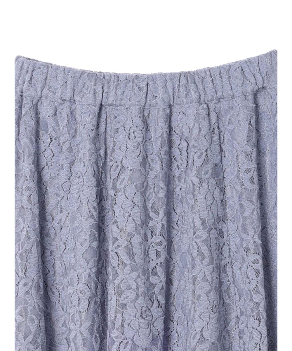 earth music&ecology 起毛レースフレアスカート 