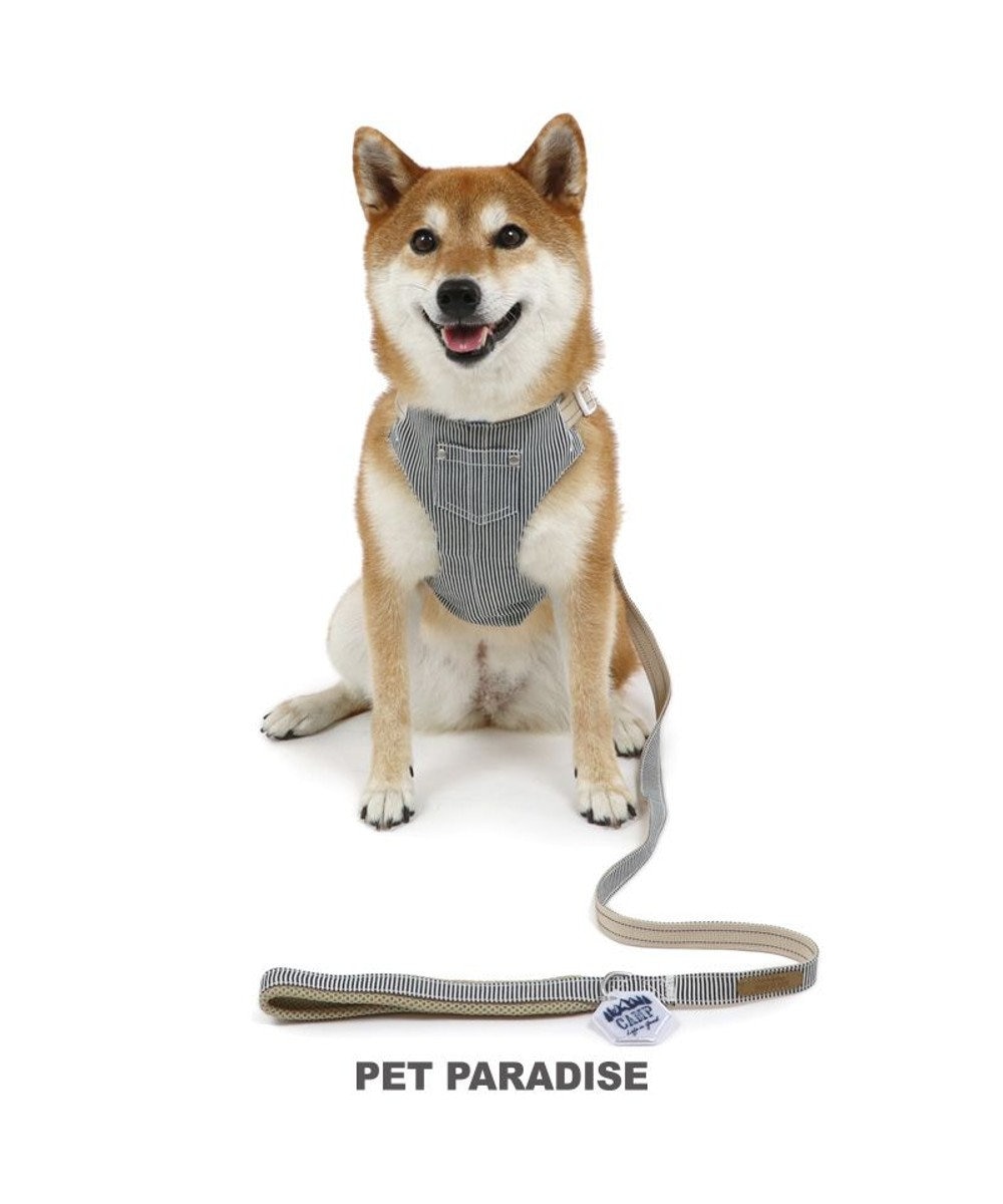 PET PARADISE ペットパラダイス ヒッコリー スリム ハーネス＆リード SM 中型犬 -