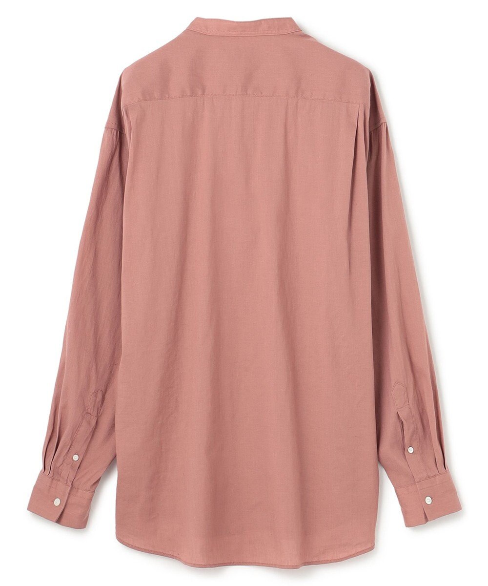 JOSEPH HOMME 【LEON 掲載】リネンストレッチブロード　バンドカラーシャツ 