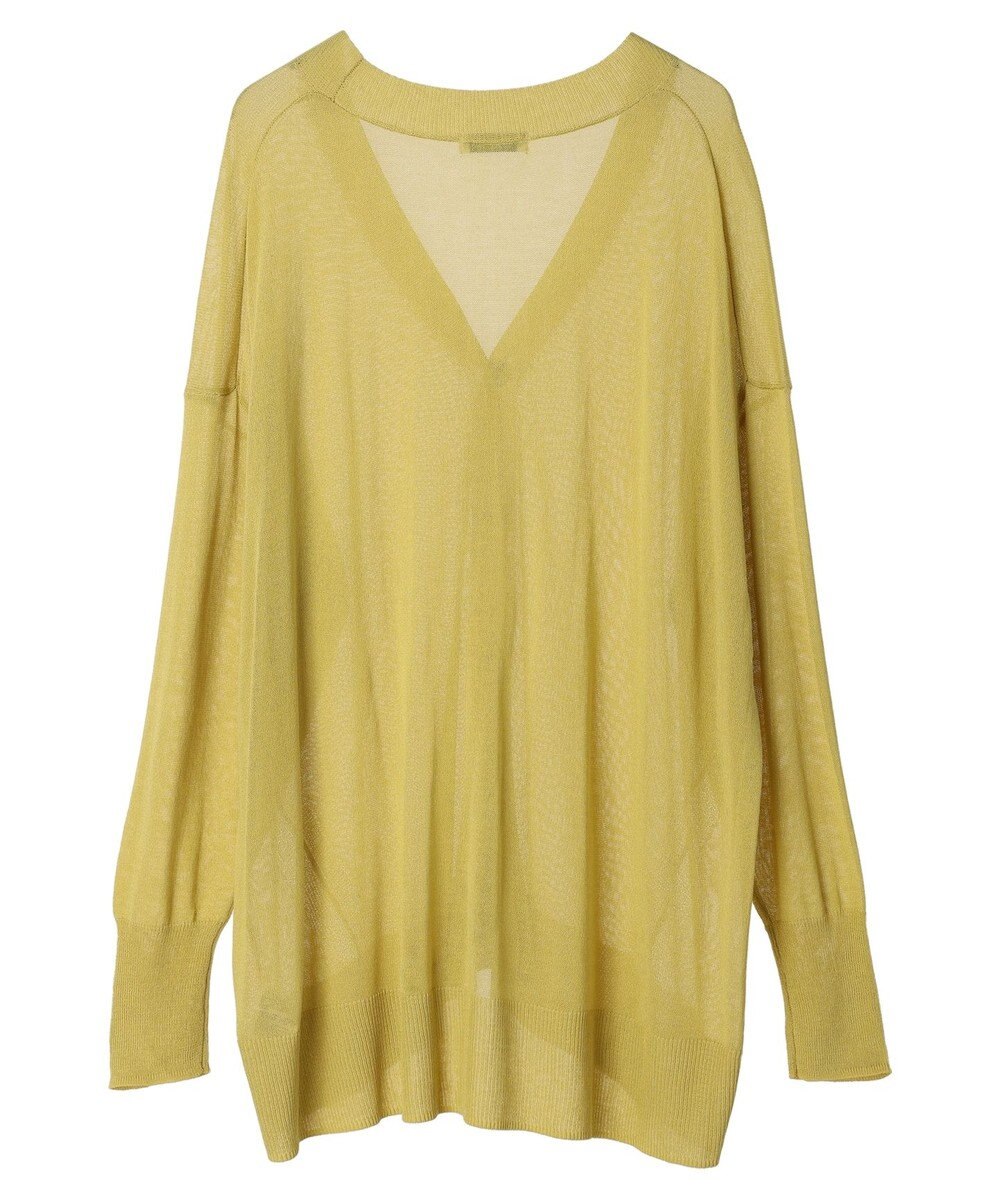 earth music&ecology 接触冷感シアーＢＩＧカーディガン 