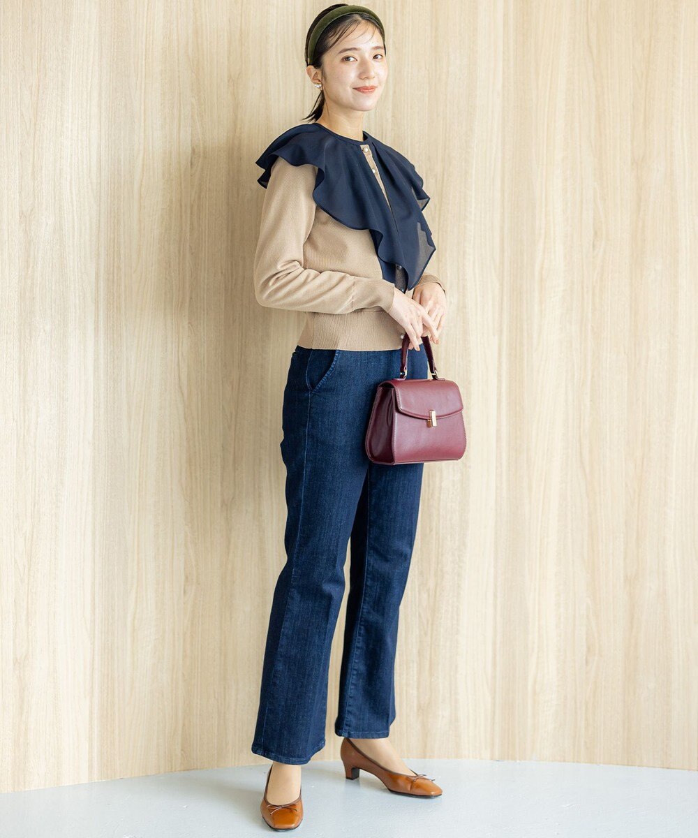 組曲 【洗える・6色展開】Elenaベーシックニット カーディガン 