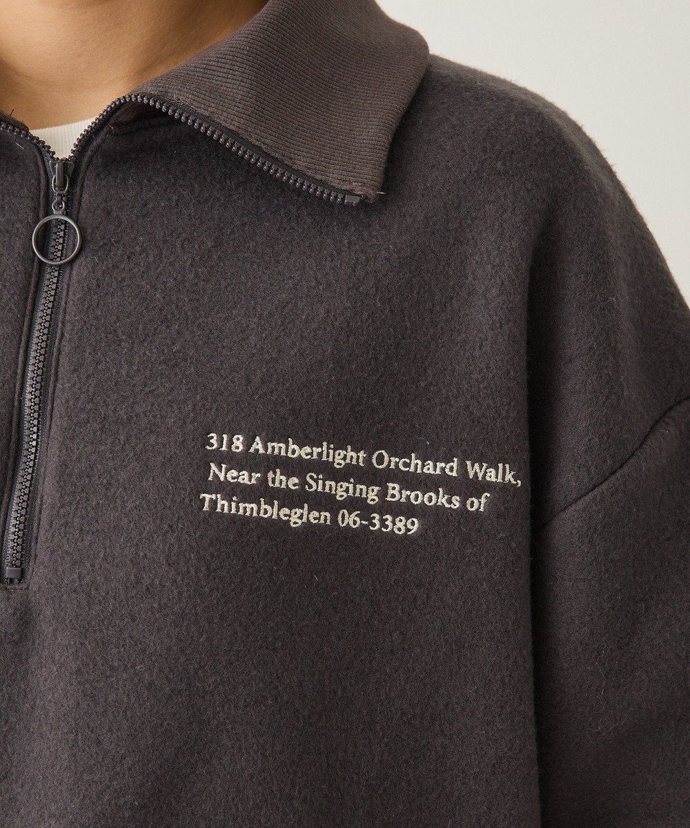 CRAFT STANDARD BOUTIQUE 起毛ハーフジッププルオーバー 