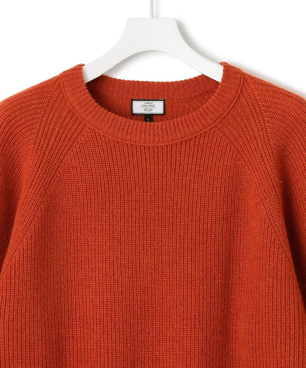 J.PRESS YORK STREET 【UNISEX】ウールカシミヤ クルーネックニット 