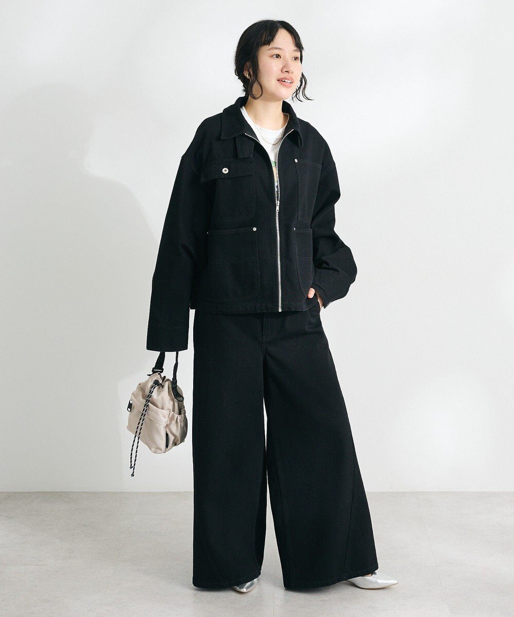 CRAFT STANDARD BOUTIQUE サルベージデニムワイドパンツ 