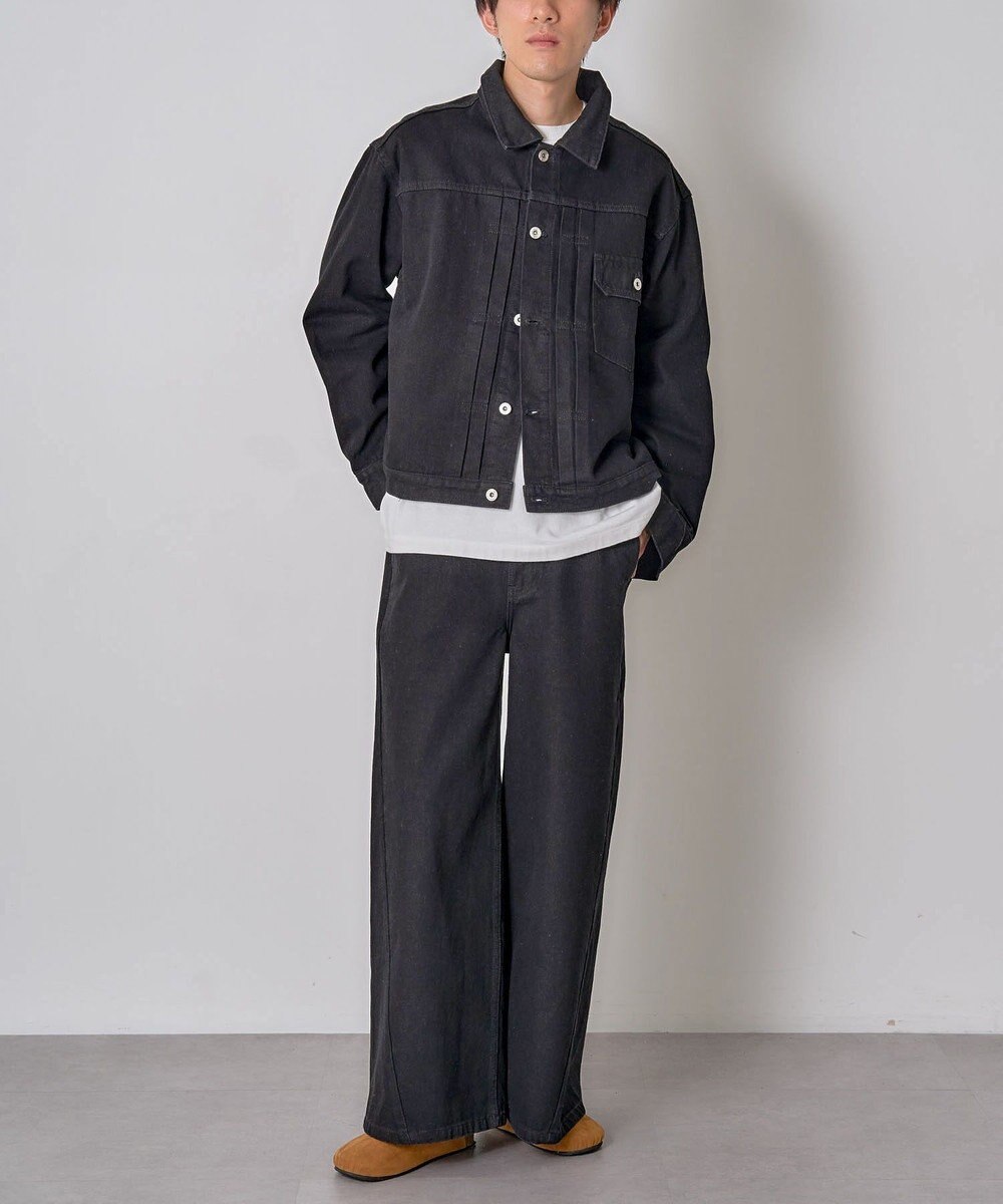 CRAFT STANDARD BOUTIQUE サルベージデニムワイドパンツ 