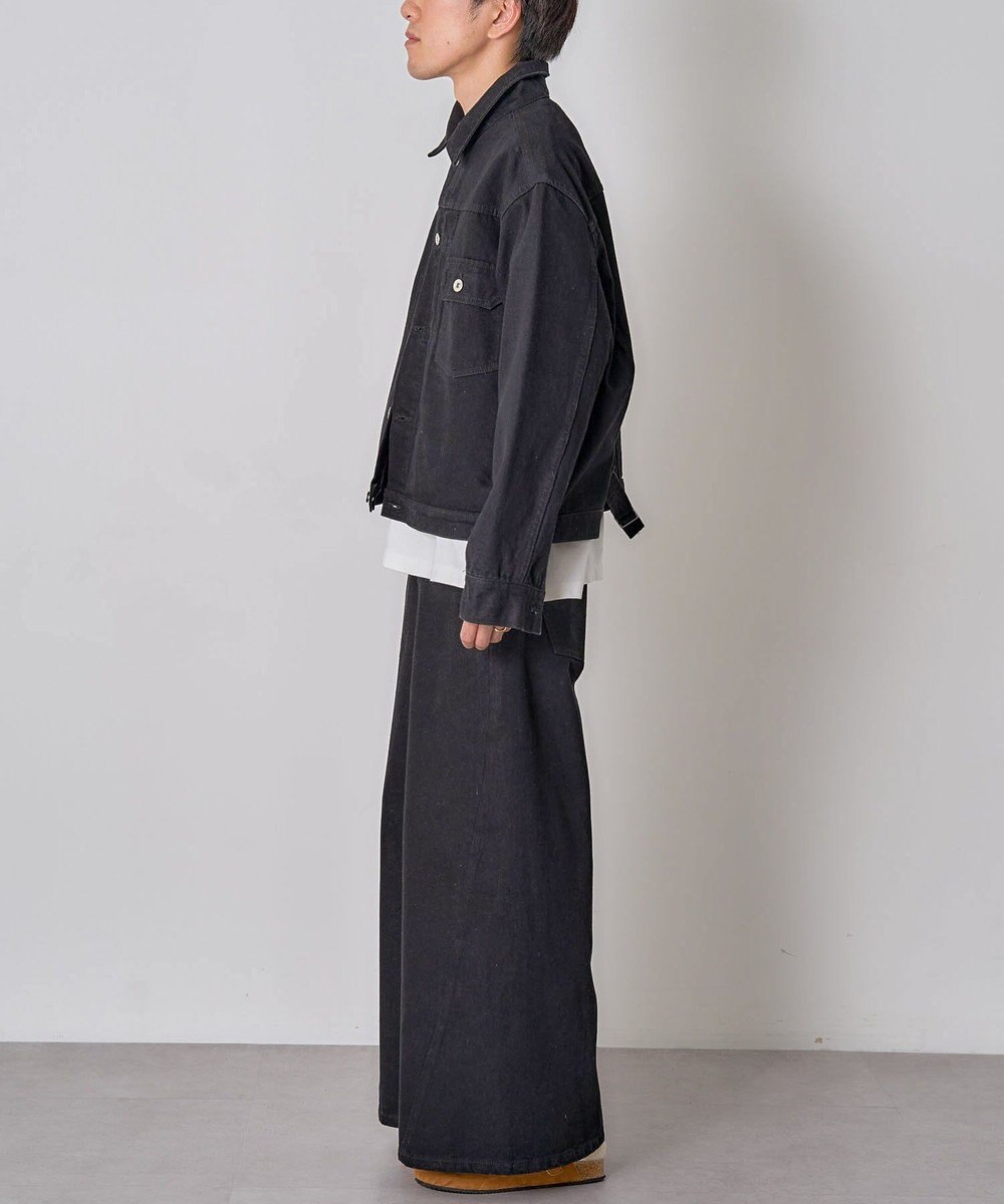 CRAFT STANDARD BOUTIQUE サルベージデニムワイドパンツ 