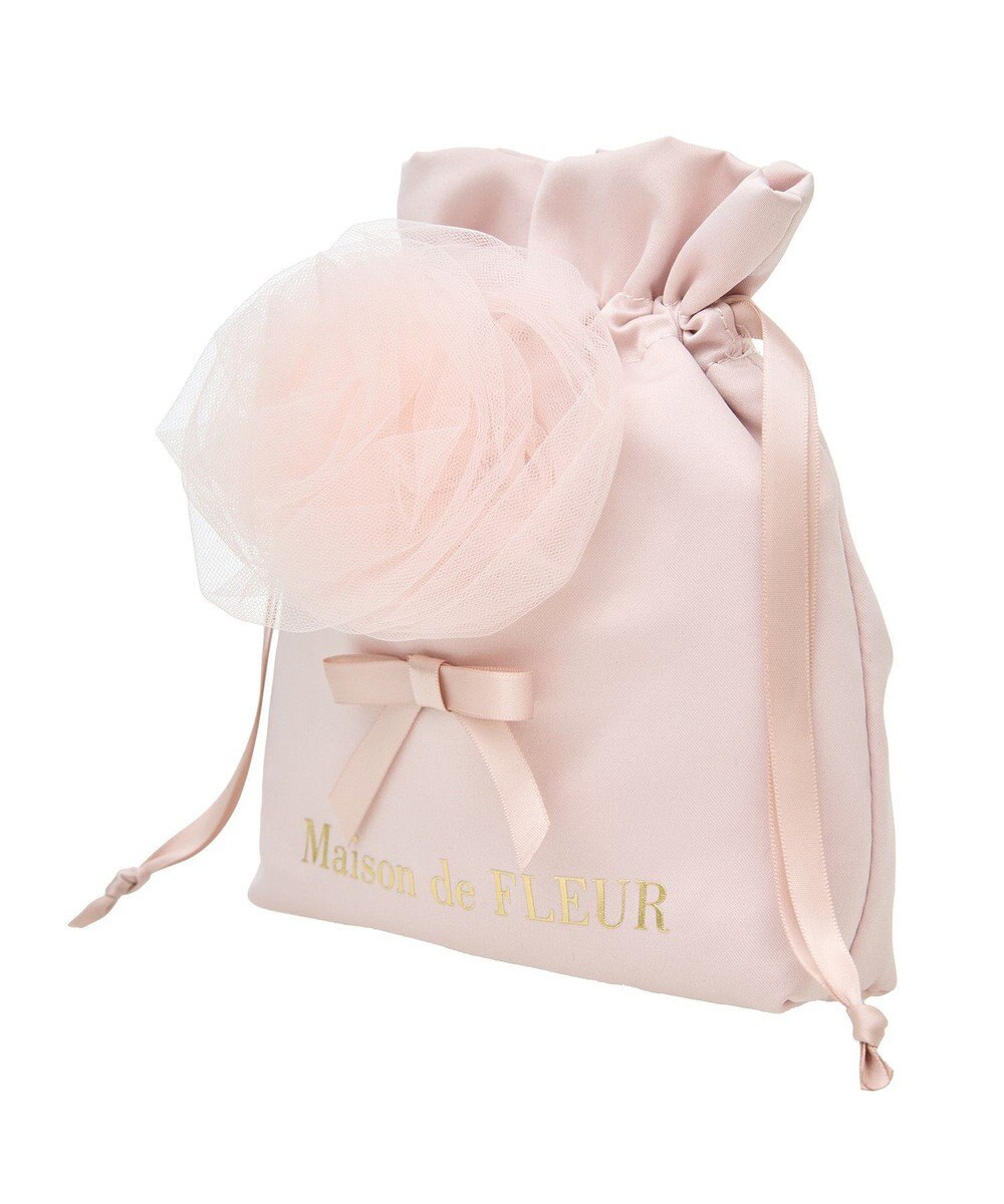 Maison de FLEUR コットンキャンディ巾着 