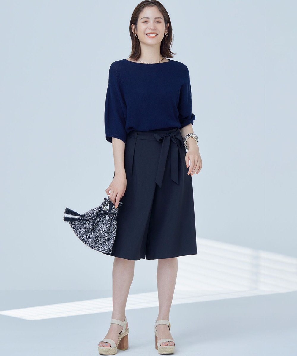 組曲 【WEB限定】オシャクロスキュロットパンツ 