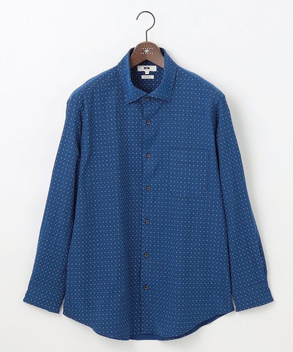 JOSEPH ABBOUD 【キングサイズ・オーガニックコットン使用・自然なストレッチ性】JOE COTTON ストレッチオックスペイズリー シャツ 