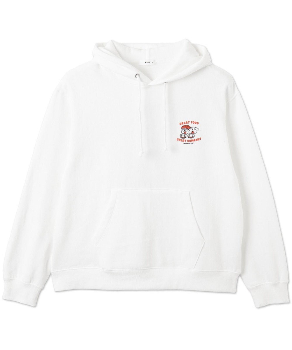 WEGO リラックスフィットTHEBOYグラフィックパーカー 
