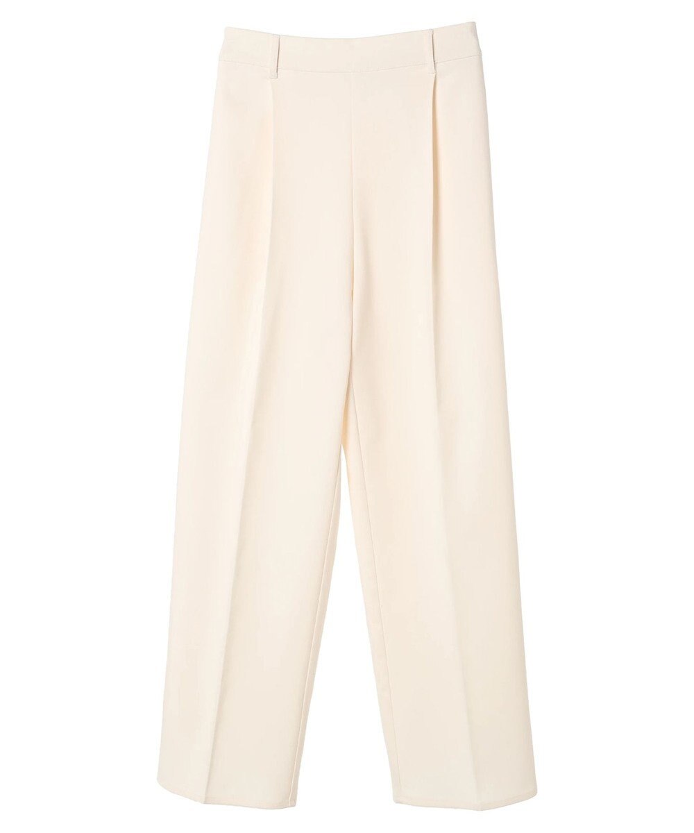 Green Parks あったかきれいシルエットストレートパンツ 