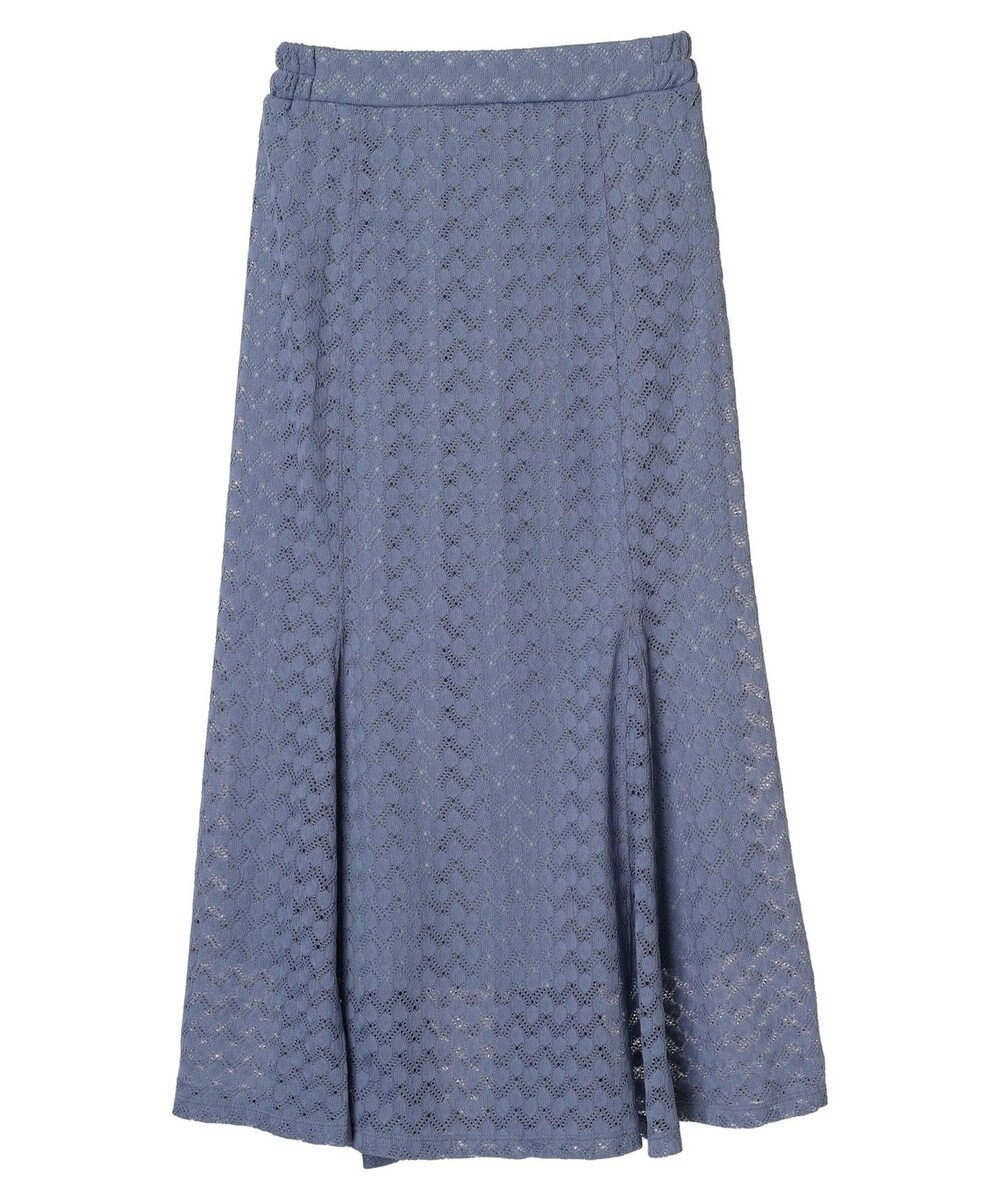 earth music&ecology カットレースフレアスカート 