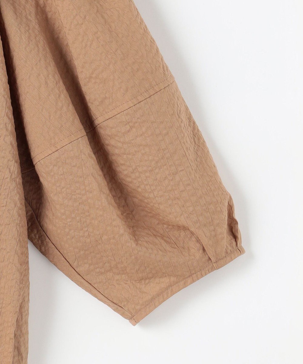 自由区 S 【羽織れる・涼やか】エアリーコットンリップボリュームスリーブ ブラウス 