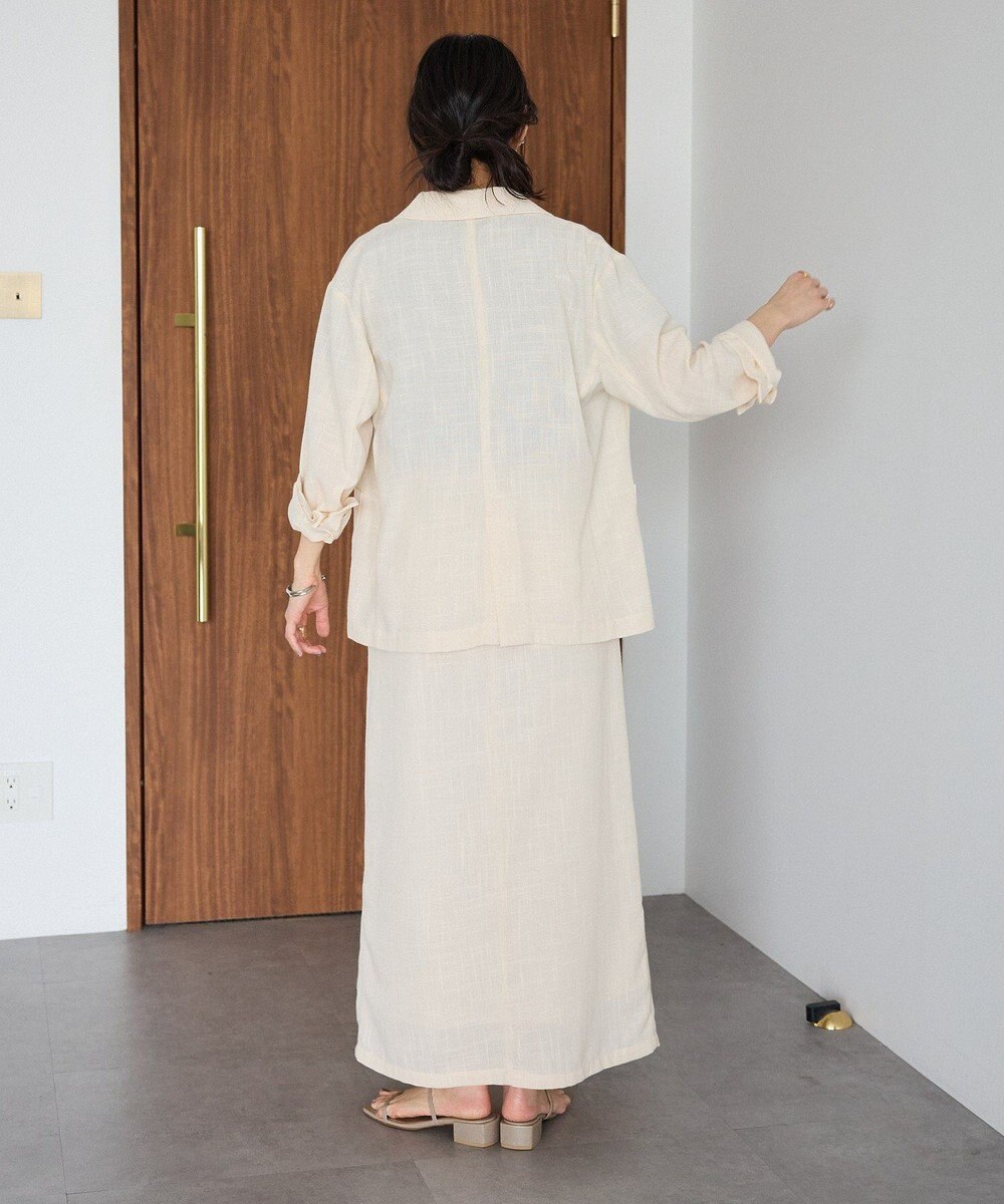 CRAFT STANDARD BOUTIQUE リネンライクオーバーサイズジャケット 