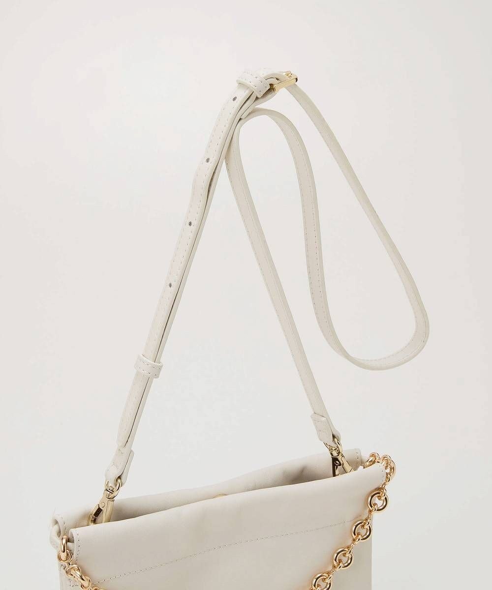 TOPKAPI 【TREASURE TOPKAPI】スムース レザー チェーン付き スワローマチ ミニ ショルダー バッグ 