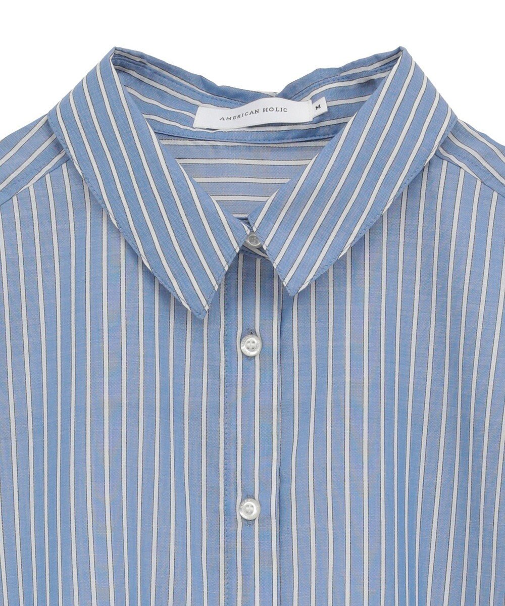 AMERICAN HOLIC T/Rキュプラ ドロストヘムシャツ 