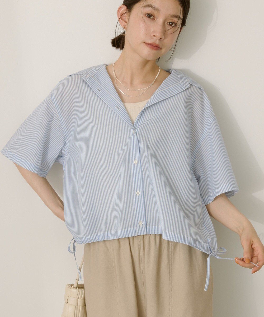 AMERICAN HOLIC T/Rキュプラ ドロストヘムシャツ 