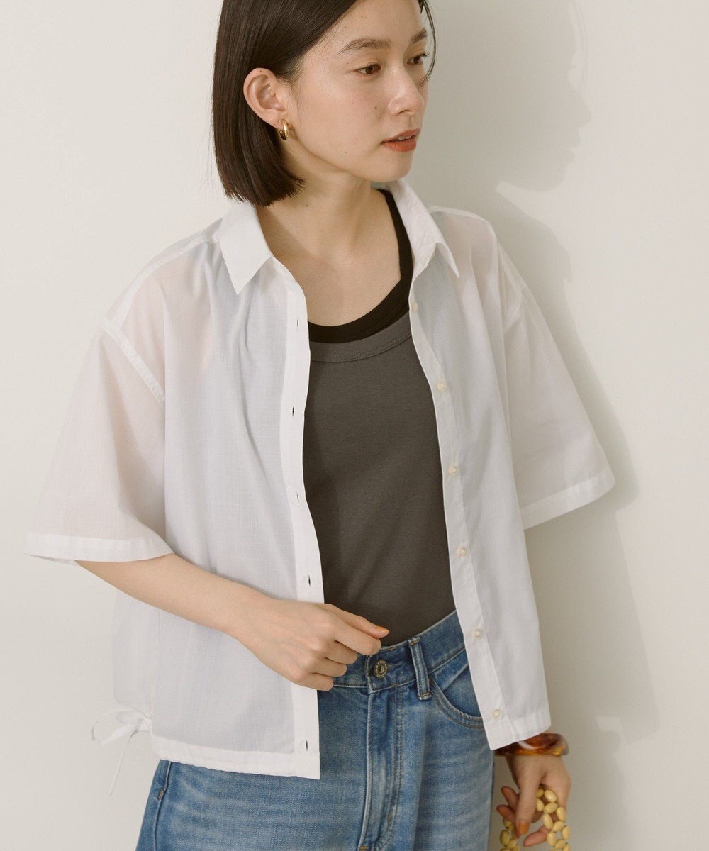 AMERICAN HOLIC T/Rキュプラ ドロストヘムシャツ 