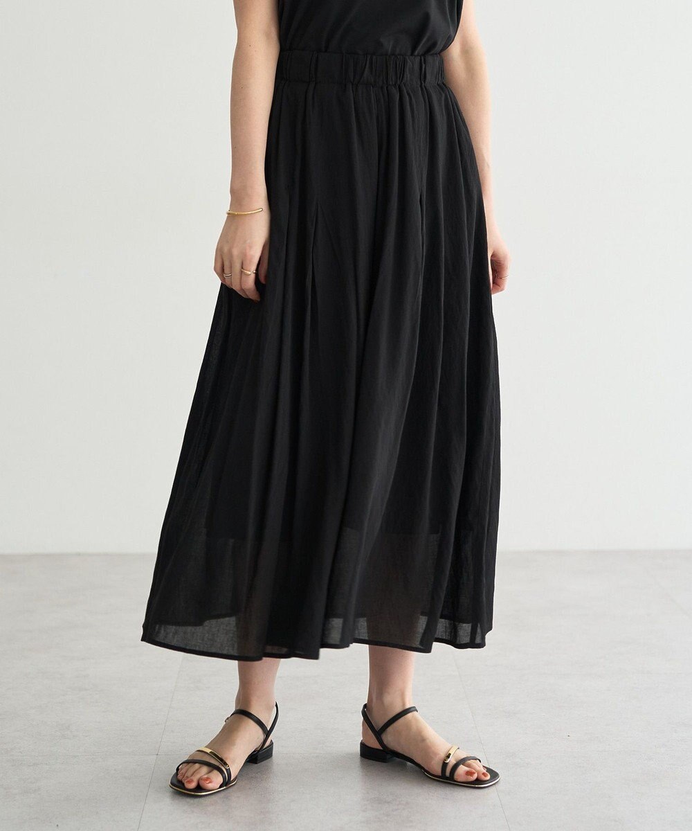 YECCA VECCA ドライタッチシアーキュロットパンツ 