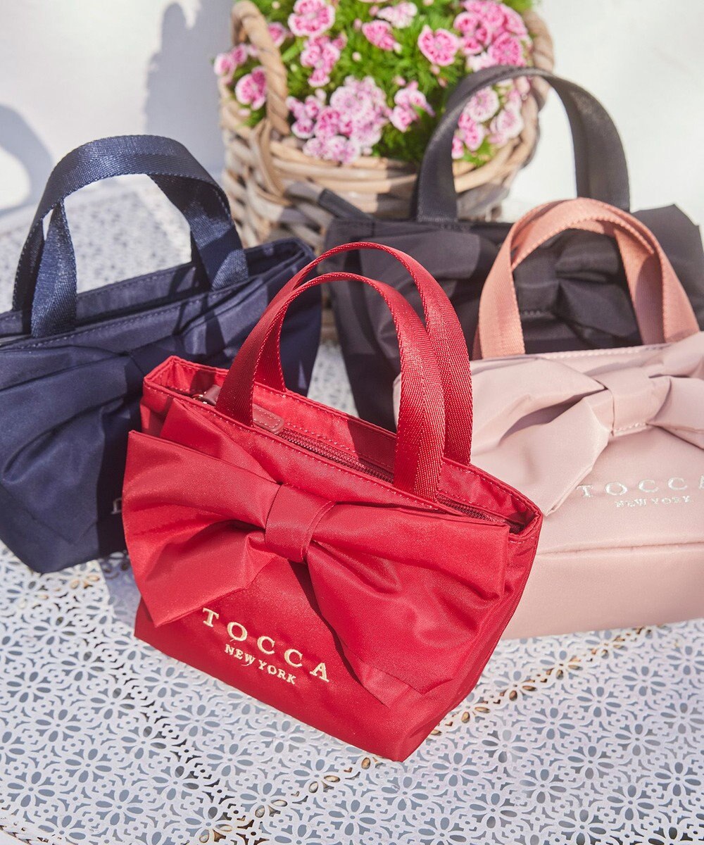 TOCCA 【撥水】WISH RIBBON POUCHBAG ポーチ 