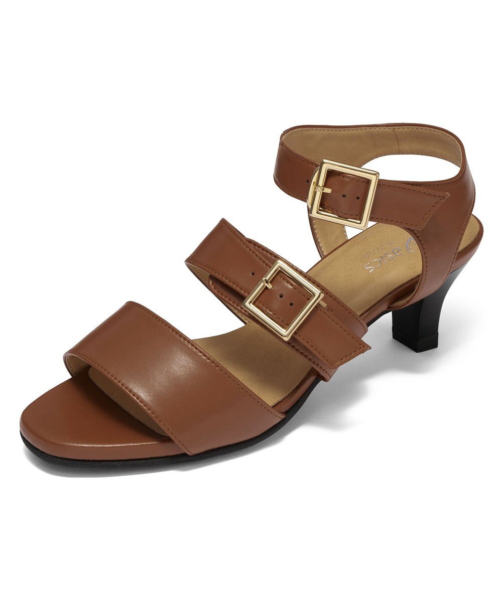 ASICS WALKING ペダラ ヒールサンダル 3E 5.0cmヒール 