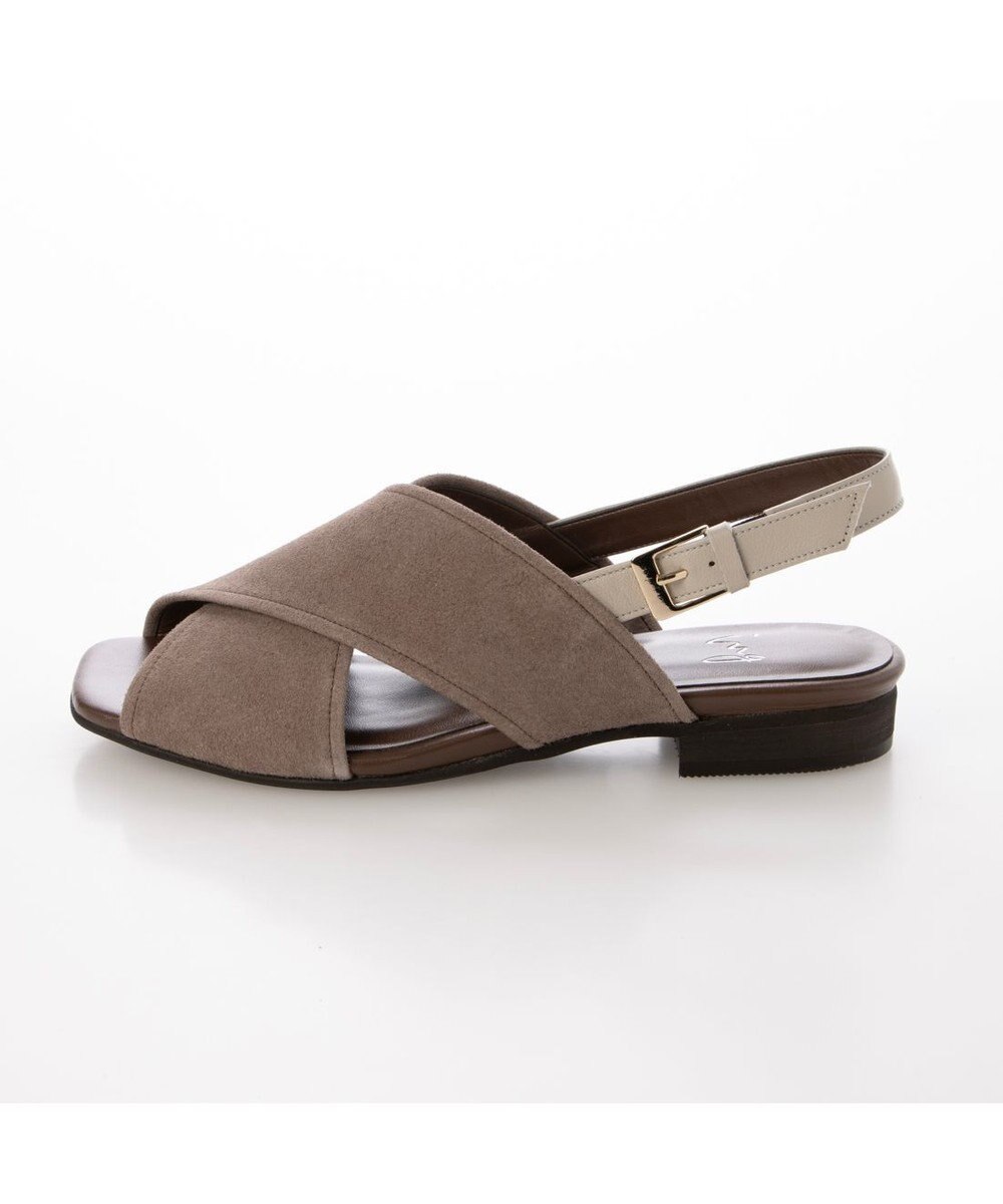 ing <ing>クロスベルトストラップサンダル 