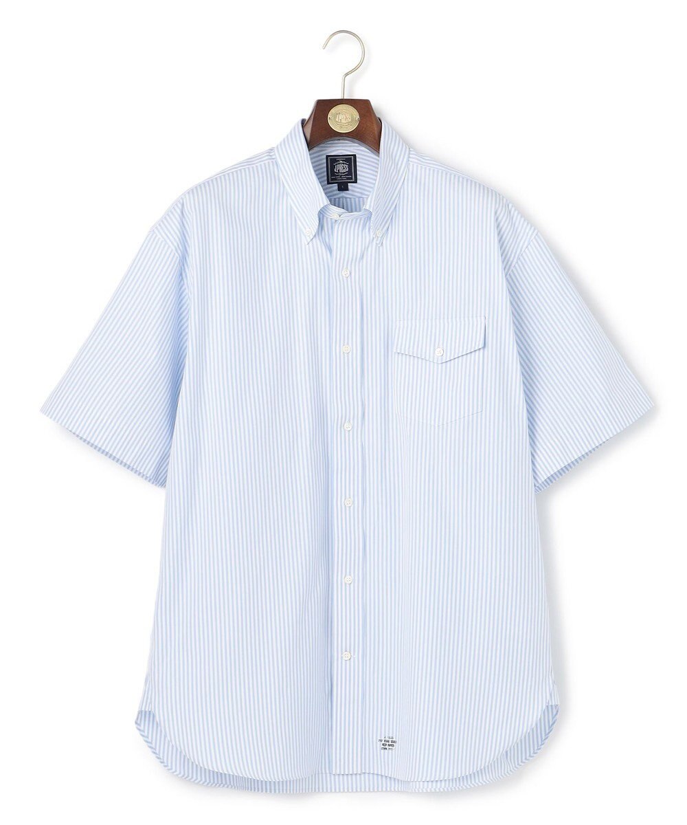 J.PRESS MEN 【J.PRESS ORIGINALS】【UNISEX】Oxford Half Sleeve Shirt / B.D. / Baggy-Fit 