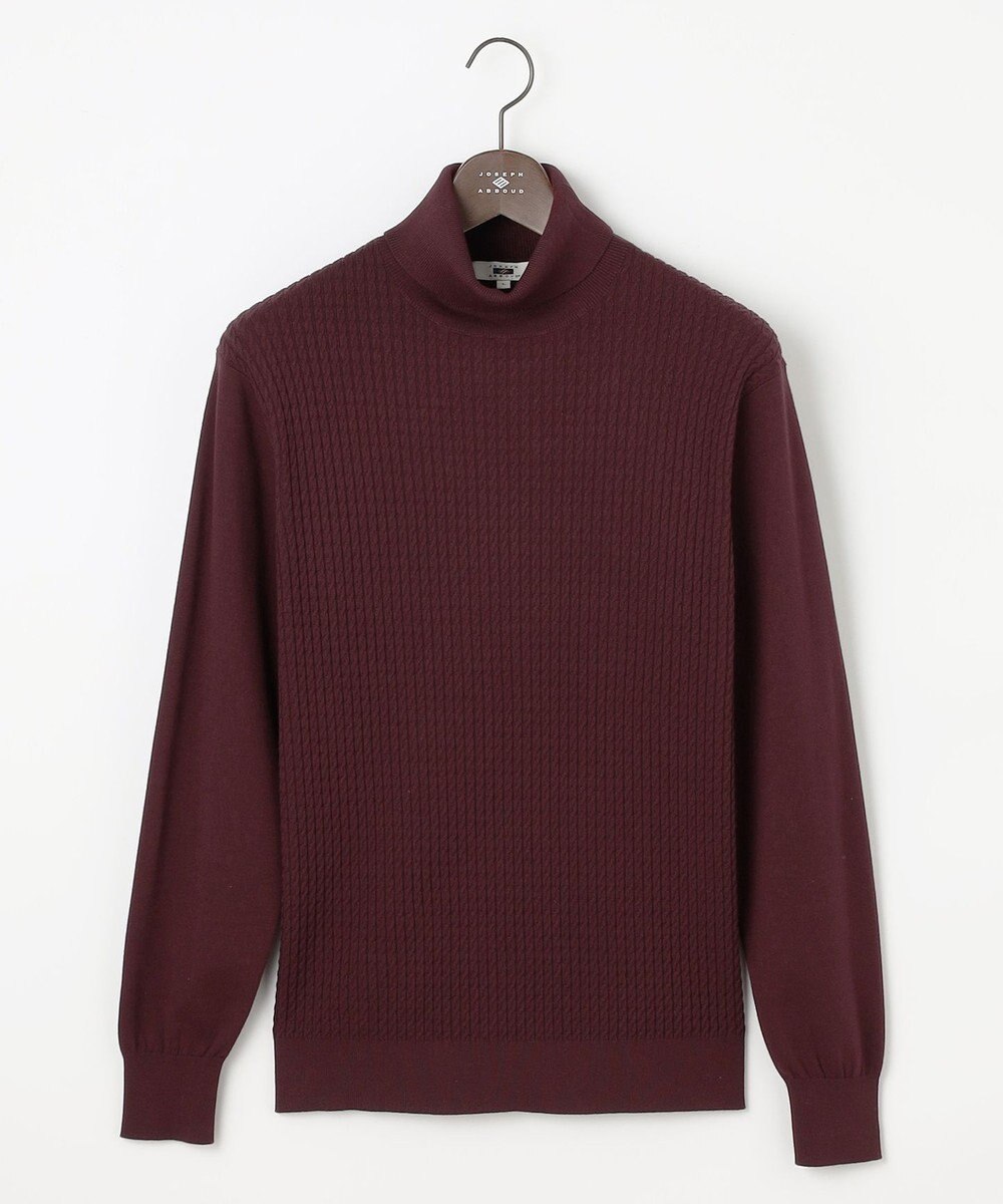 JOSEPH ABBOUD 【キングサイズ・チクチクしない/3シーズン対応/サスティナブル】SNOWY タートルネックセーター 